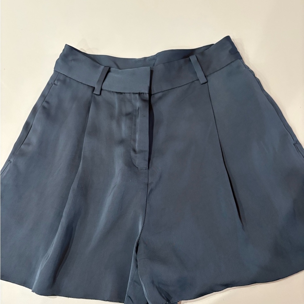 All Saints Elegant Blue Women's Shorts Size 2